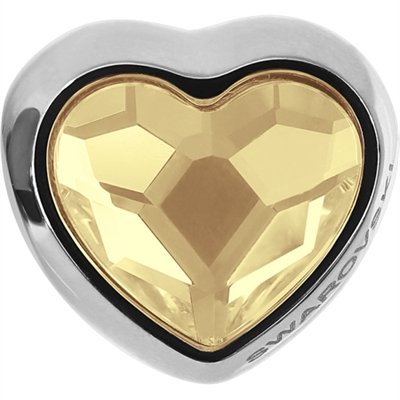 Swarovski HeartBead Charm i "Golden Shadow"